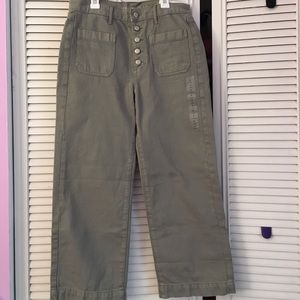 American Eagle Wide Leg Cropped Pants